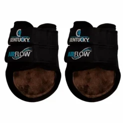 Kentucky Horsewear - Guêtres de cross courtes postérieurs 3D Air Flow Skin Friendly noir