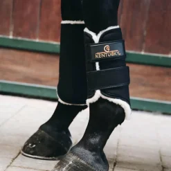 Kentucky Horsewear - Guêtres cheval Solimbra postérieurs noir x2