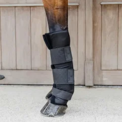 Kentucky Horsewear - Guêtres d'écurie longues Protect antérieurs noir (x2)