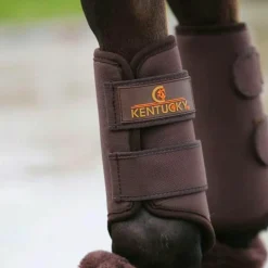 Kentucky Horsewear - Guêtres cheval 3D Spacer Turnout Boots marron x2