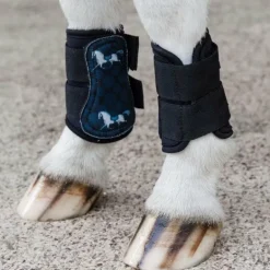 Kentucky Horsewear - Guêtres antérieurs motif cheval Sammy Collection noir