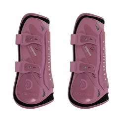 Kentucky Horsewear - Guêtres ouvertes Bamboo Elastic vieux rose x2