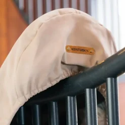 Kentucky Horsewear - Housse de selle dressage avec plaque en or beige