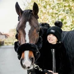 Kentucky Horsewear - Licol de transport mouton noir