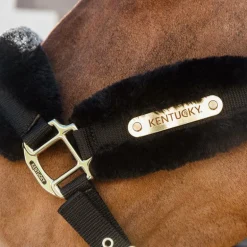 Kentucky Horsewear - Licol nylon mouton soft noir