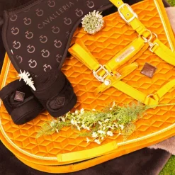 Kentucky Horsewear - Licol Velvet moutarde