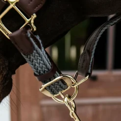 Kentucky Horsewear - Licol cheval nylon tressé gris