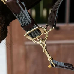 Kentucky Horsewear - Longe nylon tressé gris 2 m