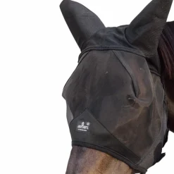 Kentucky Horsewear - Masque anti-mouches oreilles anti-bruit noir