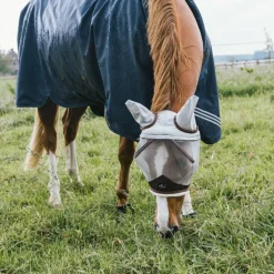 Kentucky Horsewear - Masque anti-mouches Friendly avec oreilles argent