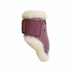 Kentucky Horsewear - Protège-boulets jeunes chevaux mouton vegan vieux rose