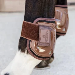 Kentucky Horsewear - Protège boulets Air Velcro marron