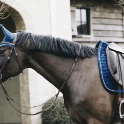 Kentucky Horsewear - Tapis de dressage Basic Velvet marine