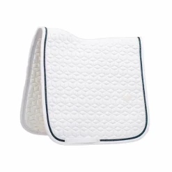 Kentucky Horsewear - Tapis de dressage Glitter Rope blanc et noir