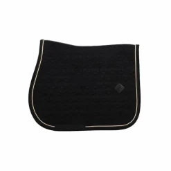 Kentucky Horsewear - Tapis de selle Basic Velvet jumping noir