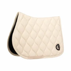 Kentucky Horsewear - Tapis de selle Wave jumping 3D logo beige