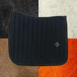 Kentucky Horsewear - Tapis de dressage Velvet Pearls noir