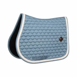 Kentucky Horsewear - Tapis de selle Plaited Cord bleu ciel