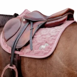 Kentucky Horsewear - Tapis de selle Sammy glitter pearls vieux rose