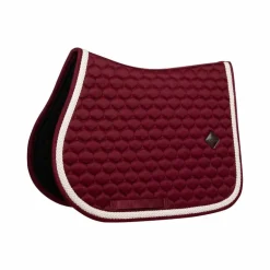 Kentucky Horsewear - Tapis de selle Plaited Cord bordeaux
