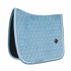 Kentucky Horsewear - Tapis de dressage Velvet bleu ciel