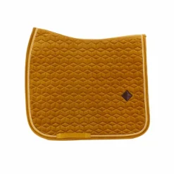 Kentucky Horsewear - Tapis de dressage Velvet Moutarde