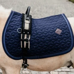 Kentucky Horsewear - Tapis de selle Glitter Rope marine pour minis