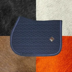 Kentucky Horsewear - Tapis de selle Glitter Rope marine pour minis