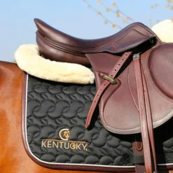 Kentucky Horsewear - Tapis de selle noir avec logo