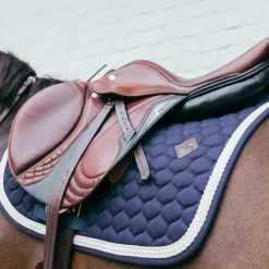 Kentucky Horsewear - Tapis de selle Plaited Cord marine