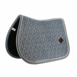 Kentucky Horsewear - Tapis de selle Velvet Jumping Bleu Clair pour minis