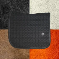 Kentucky Horsewear - Tapis de dressage Glitter Rope noir