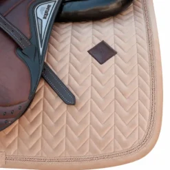 Kentucky Horsewear - Tapis de selle Velvet Mini Pearls beige