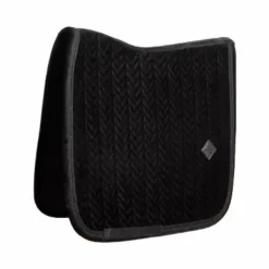 Kentucky Horsewear - Tapis de dressage Velvet Mini Pearls noir