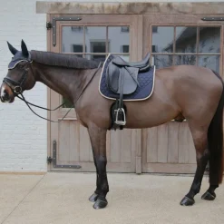 Kentucky Horsewear - Tapis de dressage Softshell Onion Quilt marine/beige