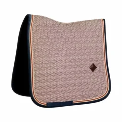 Kentucky Horsewear - Tapis de dressage pied de poule bordeaux/ navy