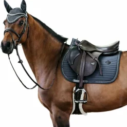 Kentucky Horsewear - Tapis de selle Pearls gris
