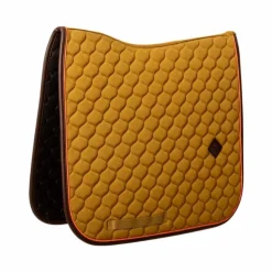 Kentucky Horsewear - Tapis de dressage Onion Quilt Leather Neon kaki