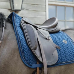 Kentucky Horsewear - Tapis de dressage Velvet Pearls marine