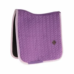 Kentucky Horsewear - Tapis de dressage velvet contrast violet royal