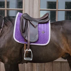 Kentucky Horsewear - Tapis de dressage velvet contrast violet royal