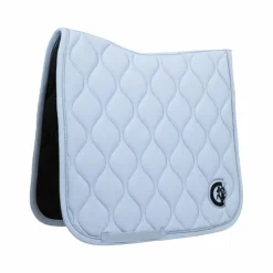 Kentucky Horsewear - Tapis de dressage Wave 3D logo bleu clair
