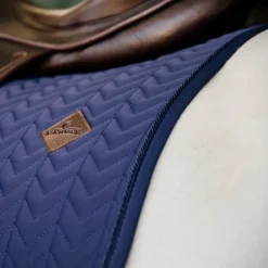 Kentucky Horsewear - Tapis de dressage Fishbone marine