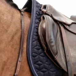 Kentucky Horsewear - Tapis de selle Glitter Rope marine