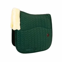 Kentucky Horsewear - Tapis de dressage Skin Friendly Velvet vert sapin