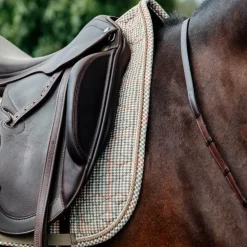 Kentucky Horsewear - Tapis de dressage Pied de Poule beige