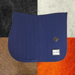 Kentucky Horsewear - Tapis de selle Fishbone Competition marine