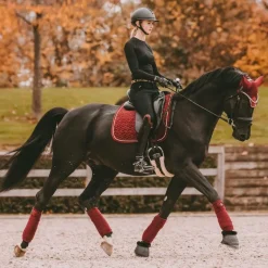 Kentucky Horsewear - Tapis de dressage Velvet bordeaux