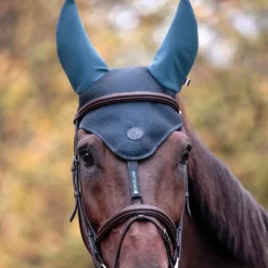 Kingsland - Bonnet pour chevaux en mesh KLMaxine marine
