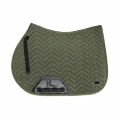 Kingsland - Tapis de selle KLVigga velvet green beetle
